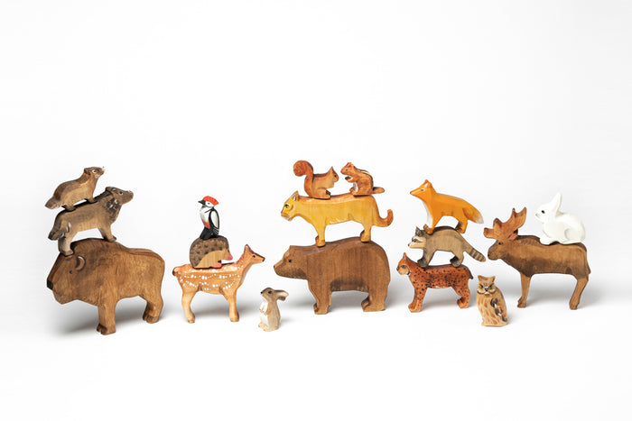 Wooden Woodland Animals