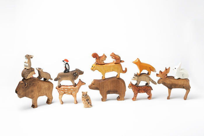 Wooden Woodland Animals