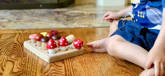 Educational sorting game & counters for kids math