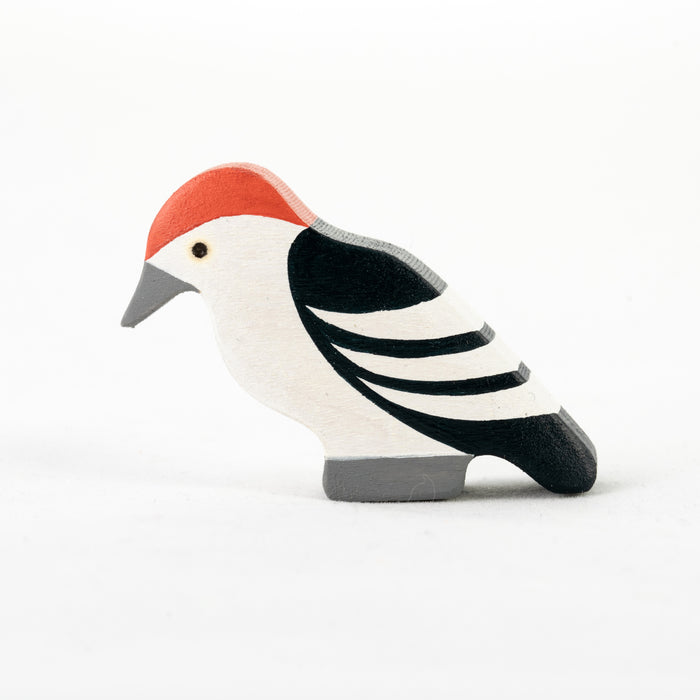 Waldorf Wooden Birds Set painted- 7 pieces