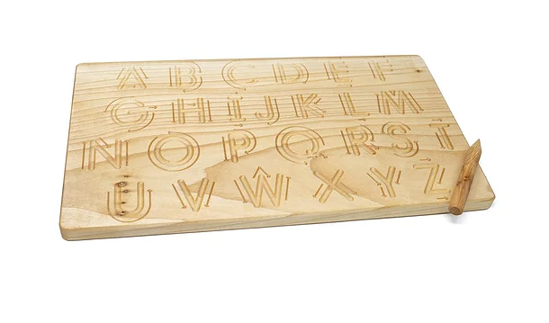 Wooden Alphabet Tracing Board
