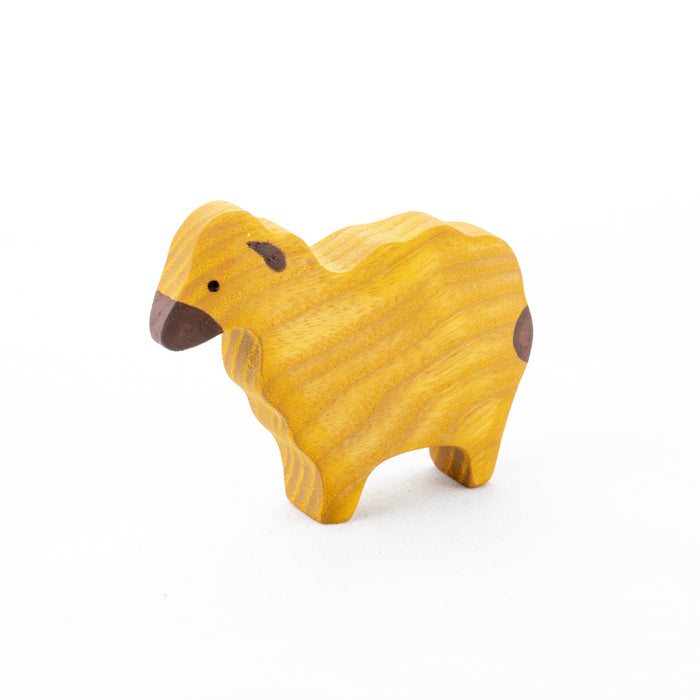 Waldorf Wooden Farm Animals Set painted- 11 pieces - PoppyBabyCo