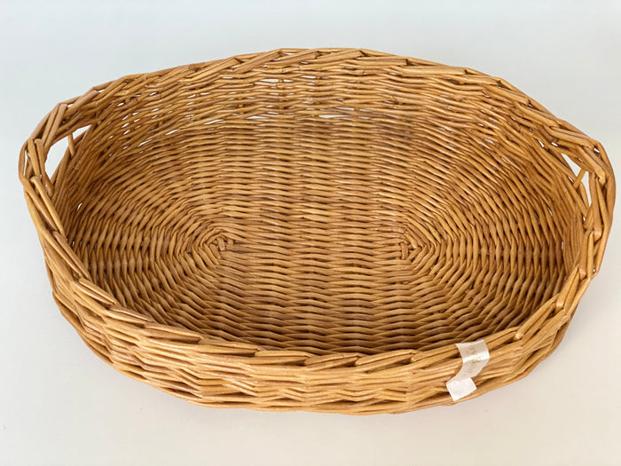 Wicker basket toys storage solution