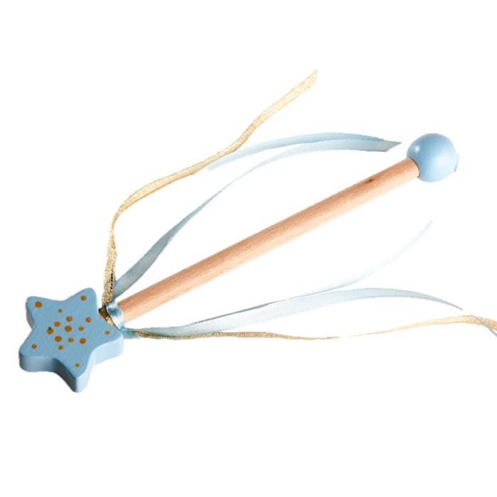Magic Princess Wand for kids, Painted Star Wand - PoppyBabyCo