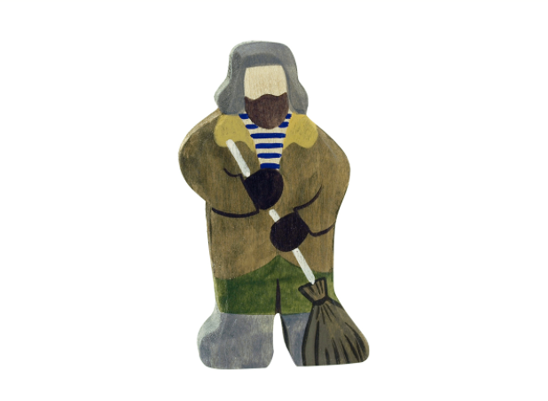 Wooden Figurines Toys Professionals set of 23