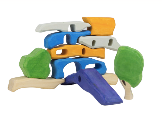 Wooden puzzle house