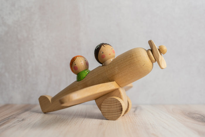 Gnezdo Wooden Airplane