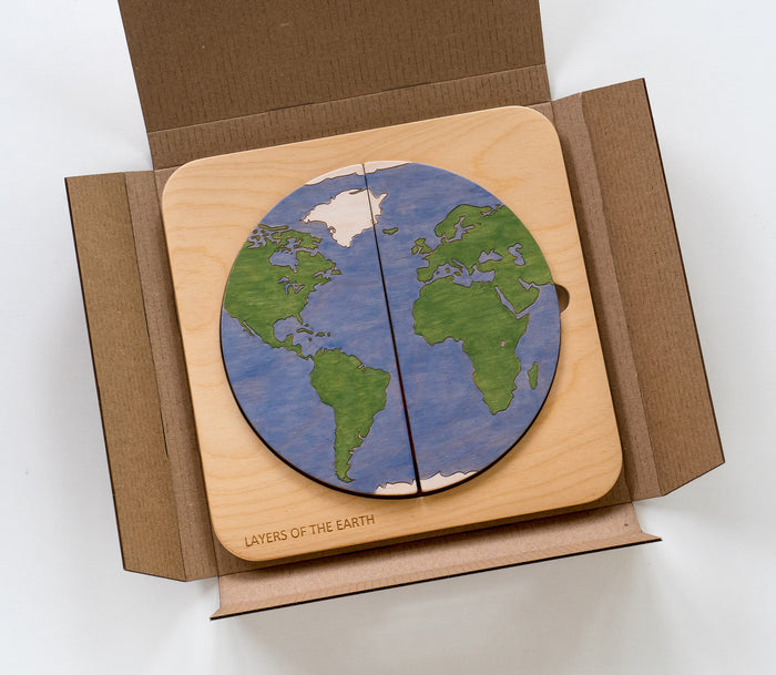 Planet Earth Layers Puzzle
