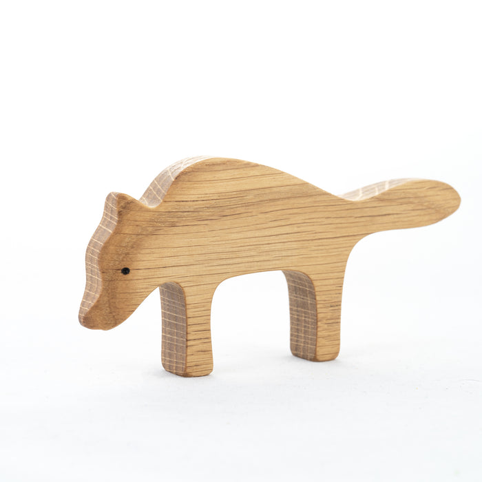 Natural Wooden Forest Animals set of 9 - PoppyBabyCo
