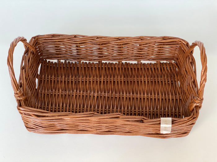 Wicker toys storage basket