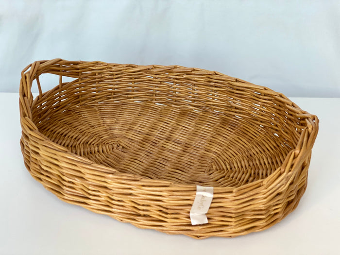 Wicker basket toys storage solution
