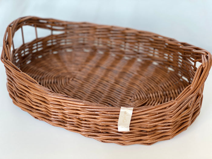 Wicker basket toys storage solution