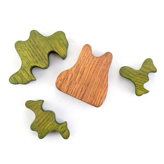 Wooden Pine Tree Puzzle - PoppyBabyCo