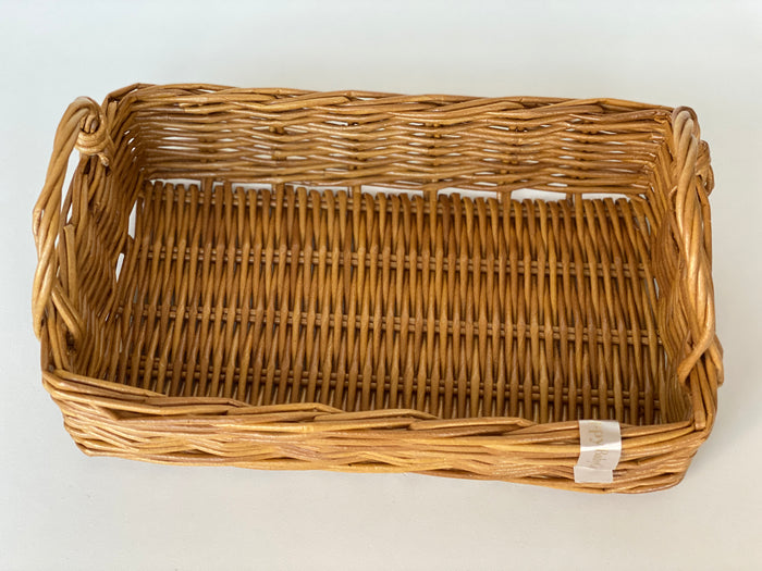 Wicker toys storage basket