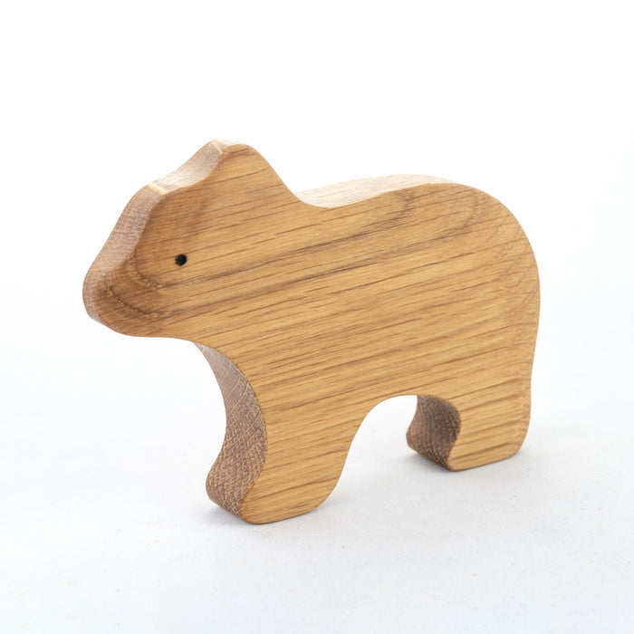 Natural Wooden Forest Animals set of 9 - PoppyBabyCo