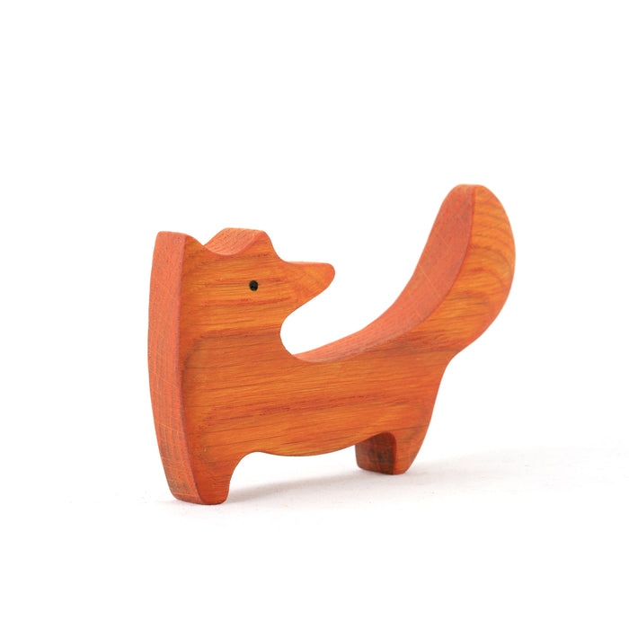 Wooden set of 9 Animals from the forest painted - PoppyBabyCo
