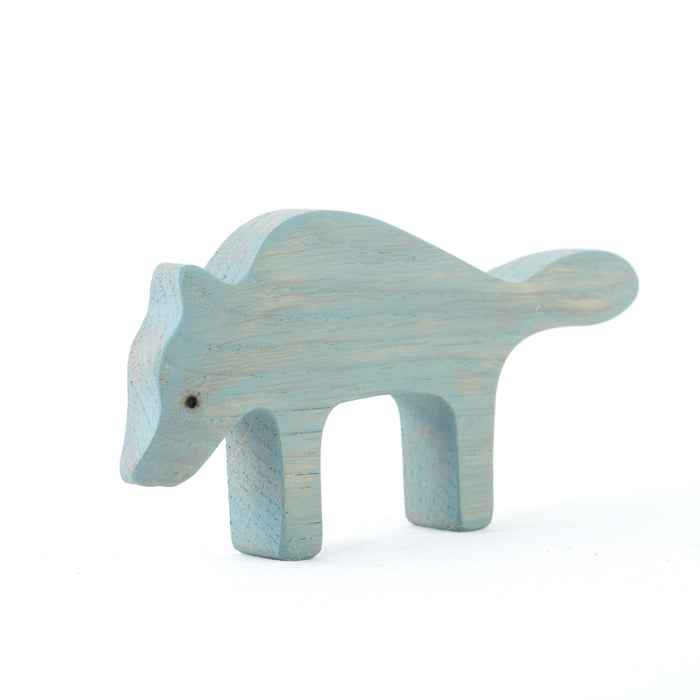 Wooden set of 9 Animals from the forest painted - PoppyBabyCo