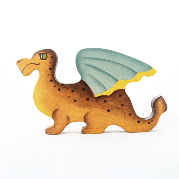 Waldorf Wooden Dragon Toy - PoppyBabyCo