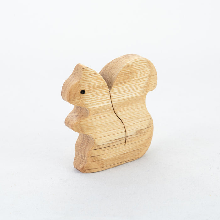 Natural Wooden Forest Animals set of 9 - PoppyBabyCo