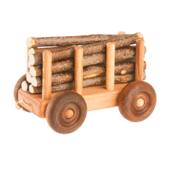 Handmade Wooden Toy Train Play Set, 23