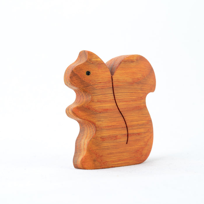 Wooden set of 9 Animals from the forest painted - PoppyBabyCo