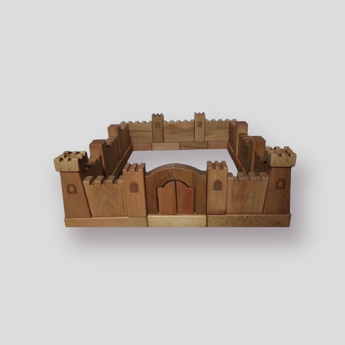 Wooden Castle Blocks Set