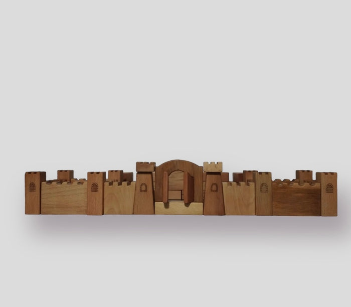 Wooden Castle Blocks Set