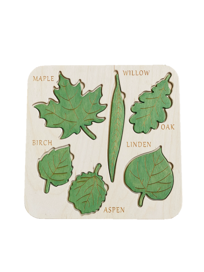Wooden Leaf Puzzle