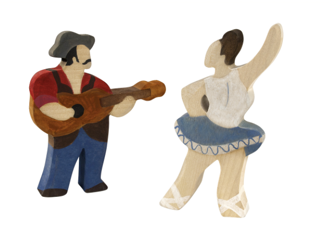 Wooden Figurines Toys Professionals set of 23