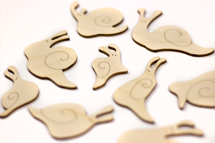 Wooden Snail Puzzle