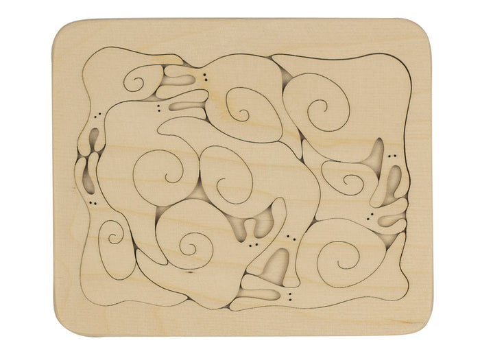 Wooden Snail Puzzle