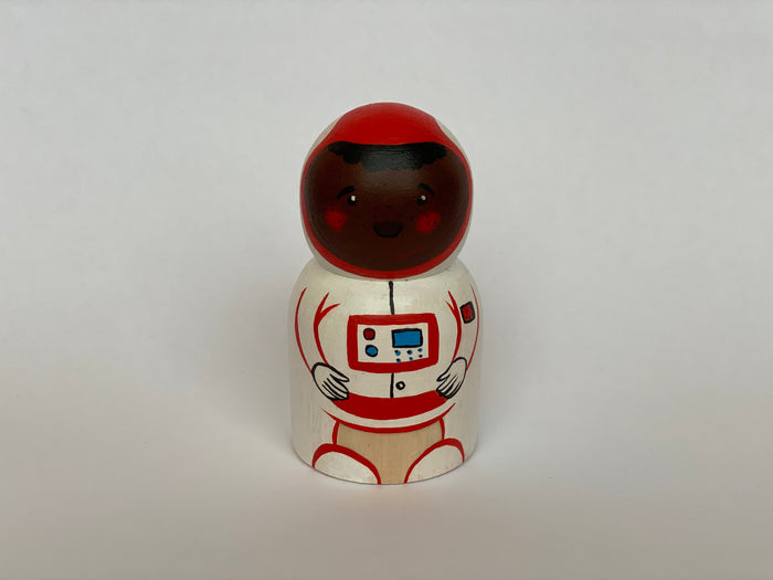 Handmade Wooden Rocket Astronaut