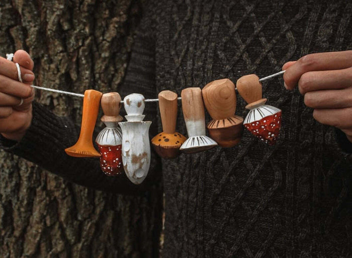 Gnezdo Wooden Mushroom Toys