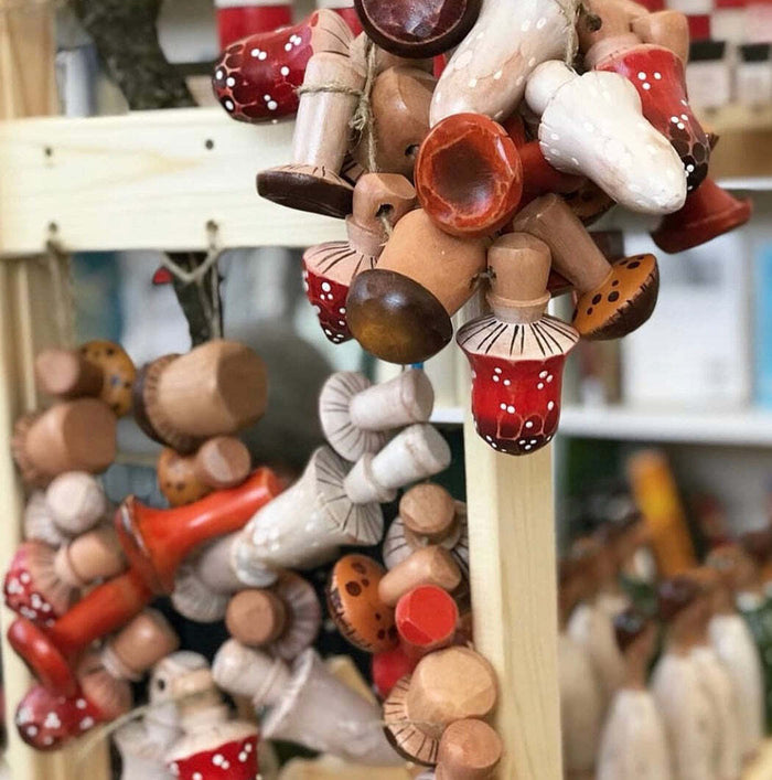Gnezdo Wooden Mushroom Toys