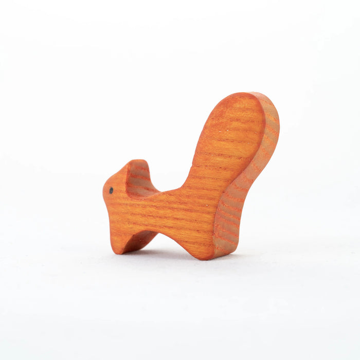 Waldorf Wooden Squirrel Figurine