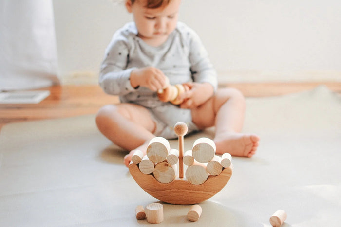 Wooden Ship Balancing Toy