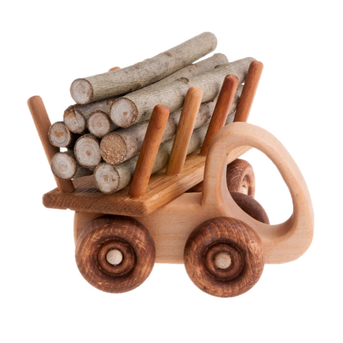 Wooden Logging Truck Toy