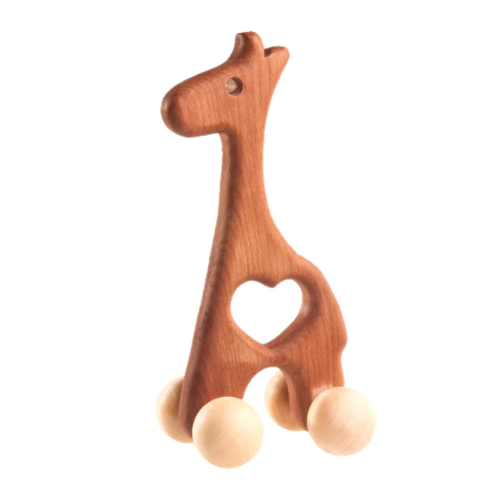 Wooden Giraffe Push toy