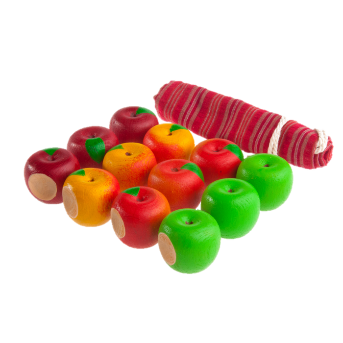 Educational Apples Counting set (Set of 12 - 4 different color)