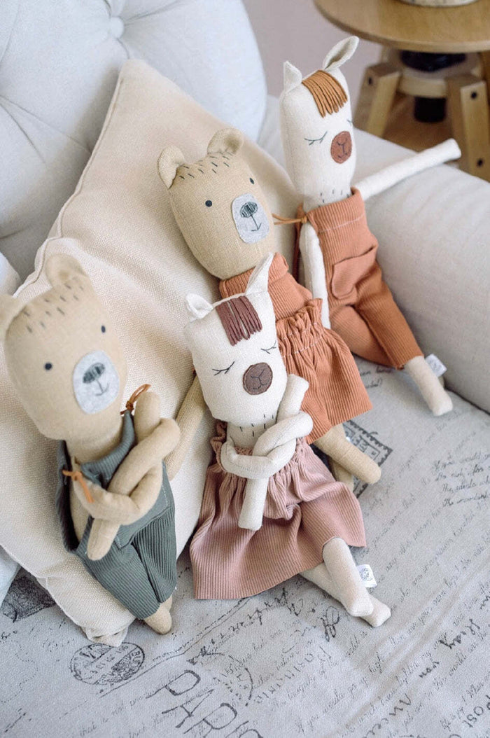 Handmade Stuffed Bear Toy