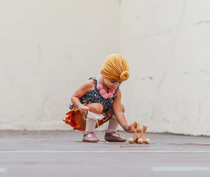 Wooden Dog Pull Along Toy