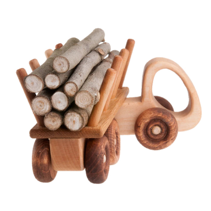 Wooden Logging Truck Toy