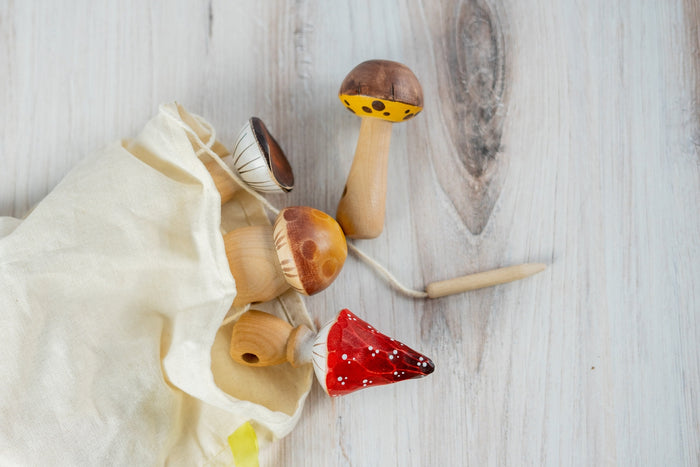 Gnezdo Wooden Mushroom Toys