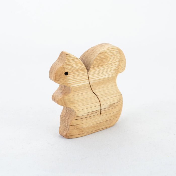 Natural Wooden Forest Animals set of 9