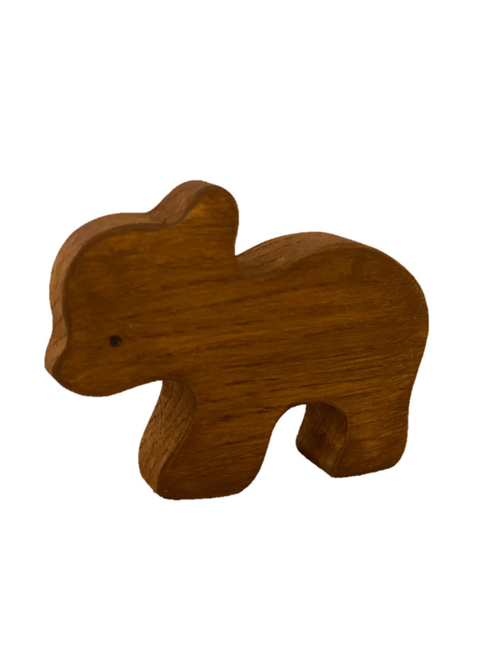 Mikheev Handmade Wooden Bear Figurine