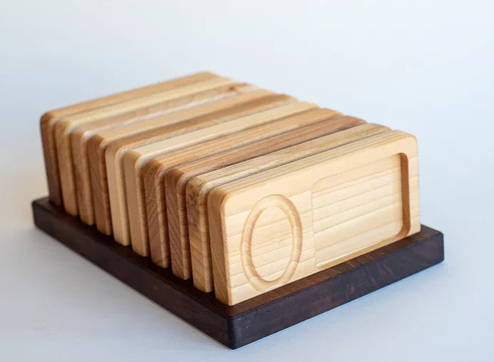 Wooden Number Trays for Counting