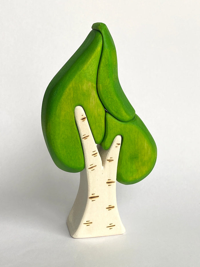 Wooden Birch Tree