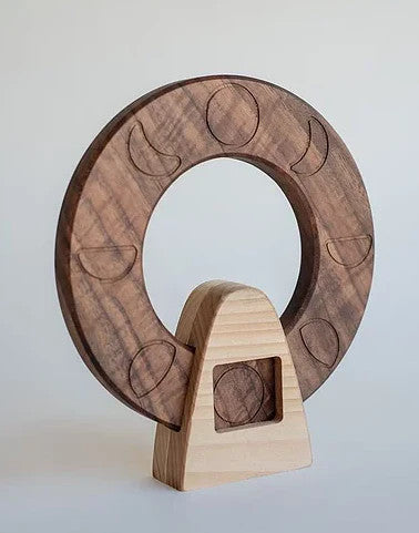 Wooden Moon Phases Calendar