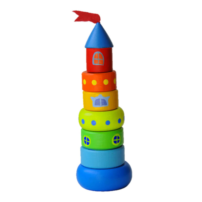 Wooden Stacking Toy - Small Castle