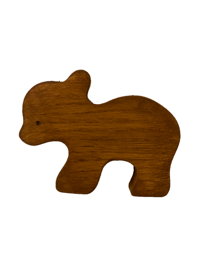 Mikheev Handmade Wooden Bear Figurine